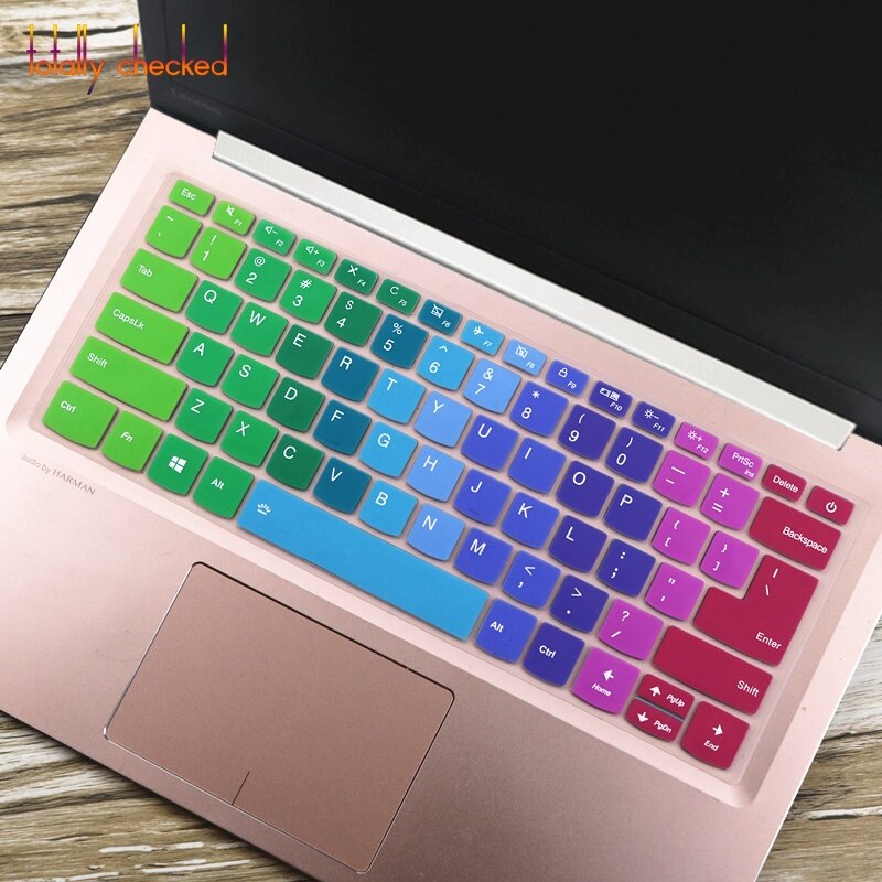 Dla LENOVO Ideapad 530s-14IKB 530s-14arr 530S 14IKB 14ARR 530 s 330 330-14 14AST 330S 14 "osłona na klawiaturę laptopa pokrowiec ochronny ze skóry: rainbow