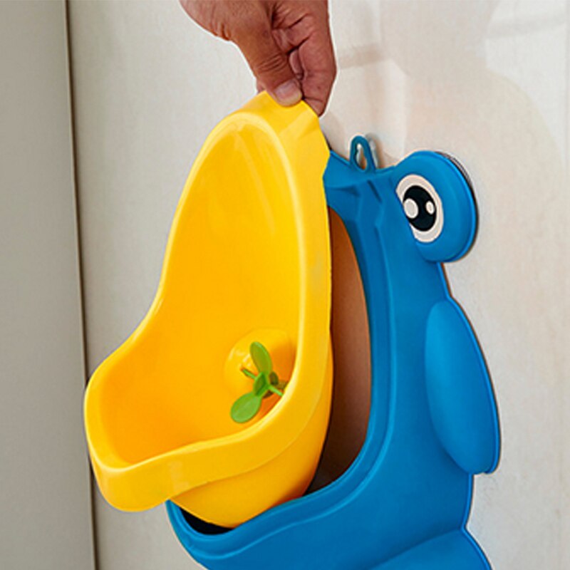 Frog-orinal de baño para bebé, orinal de entrenamiento para niños, inodoro infantil, orinal de viaje montado en la pared