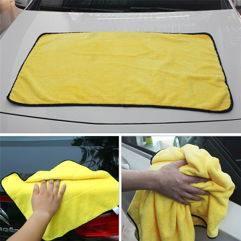 4 Size Super Absorbent Soft Car Wash Cloth Microfiber Towel Cleaning Drying Cloths Rag Detailing Car Towel Car Care Polishing