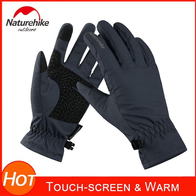 Naturehike Mannen Winter Fietsen Handschoenen Touch-Screen Winddicht Soft Comfort Thermische Handwear Koud Weer Vrouwen Sport Handschoenen