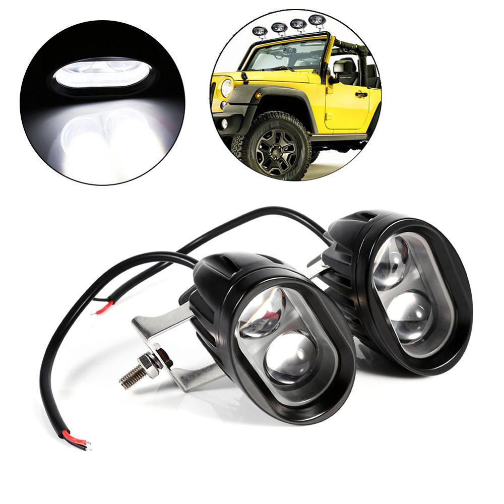 1Pcs Led Koplampen Voor Auto Motor Truck Tractor Suv Atv Off-Road 12V 24V Ovale led Verlichting Fog Lamp Koplamp