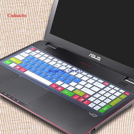 15.6 cal klawiatura laptopa Prorector etui na asus k555L A555L A555 A550L F555L X555S X555L X550C R550V notobook osłona klawiatury: Candyblue