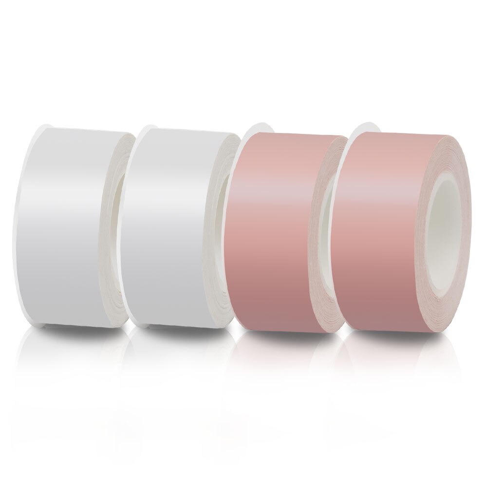 4PK 15mm taśma do króla Jim TEPRA Lite taśma LP15P LP15G LP15Y LP15R LP15B LP15S taśma z etykietami do króla Jim TEPRA drukarka do etykiet LR5E: white pink