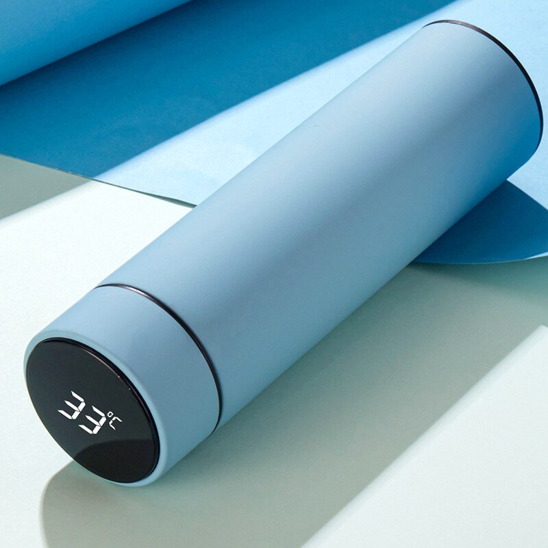 Parachute Smart Stainless Steel Thermos Bottle Tea Water Bottles Cup: Matte Sky Blue 2