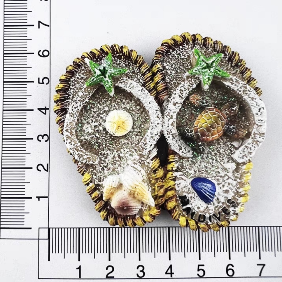 Imanes de nevera de recuerdo turístico de Maldivas asiáticas, artículos de decoración, artesanías, de colección de refrigerador magnético: Negro