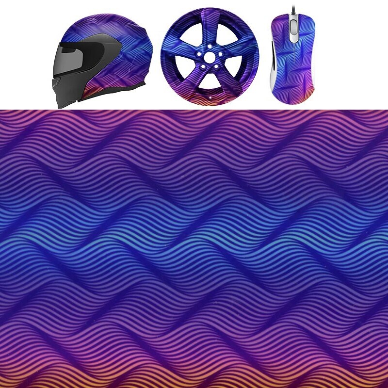 Wave Pattern Hydrographic Film Water Transfer Prin... – Vicedeal
