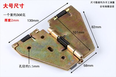 1 stk holdbart desktop flip folde sommerfugl hængsel 180 grader krydsfjeder hængsel til desktop møbler hardware tilbehør: 2