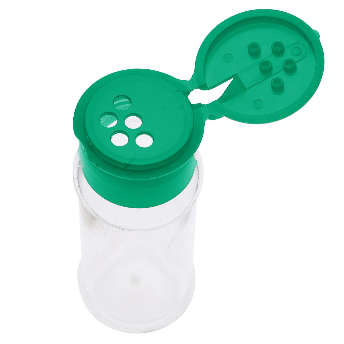 Botes de plástico para especias, tarro para condimentos, sal, pimienta, botellas para condimentos de barbacoa, botes de vinagrera, botellas con tapas de tamiz, 10 Uds., 100ml