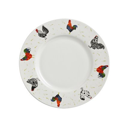 Western service fad bøf salat frugt tallerken stor skive britisk fin porcelænshund dessert tallerkener: 10 tommer plade