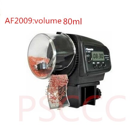 Digital LCD Automatic Fish Feeder Aquarium Tank Pond Auto Fish Feeder Timer Food Feeder Timer aquario alimento Pet Supplies: AF-2009D