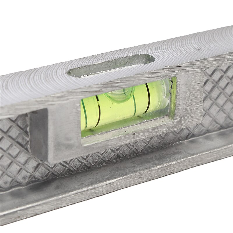 JIGUOOR 150mm 200mm Triangle Ruler Measuring Tool 90 degree Alloy with Level Bubble Bead Horizontal Woodworking