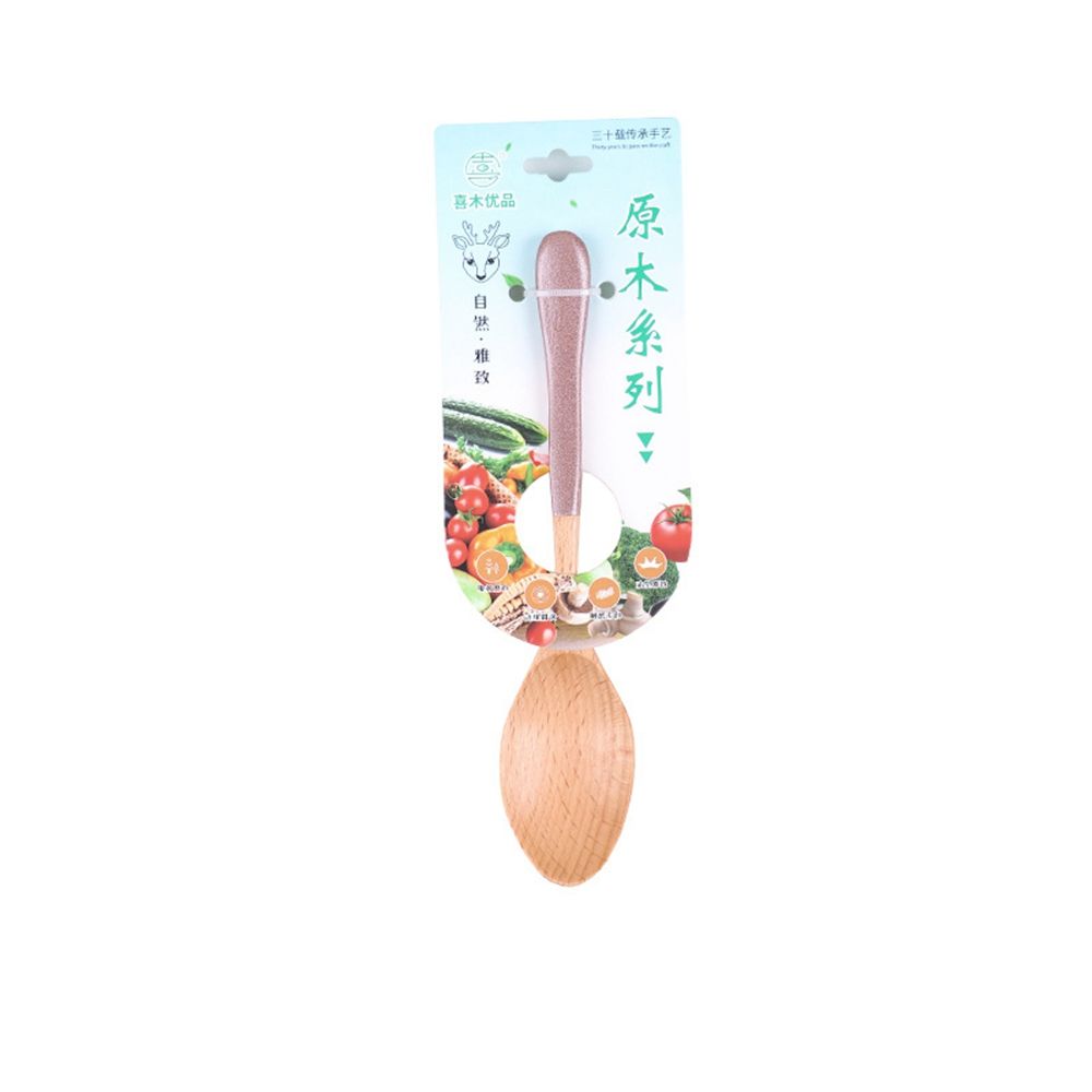 1Pcs Wooden Spoon Coffee Dessert Home Kitchen Utensils Rice Tea Honey Cooking Dining Tableware Teaspoons Kitchen Tools: A3