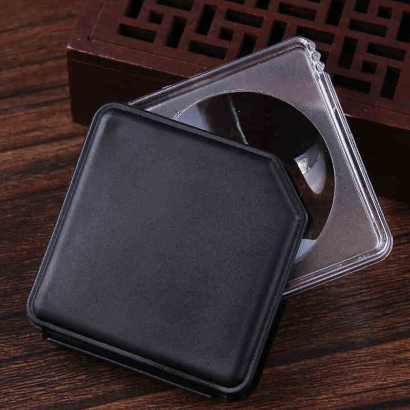 Handheld Magnifier 10X Portable Magnifying Glass 50MM Pull-out Pocket Magnifier Foldable Jewelry Loupe Square Reading Lupe