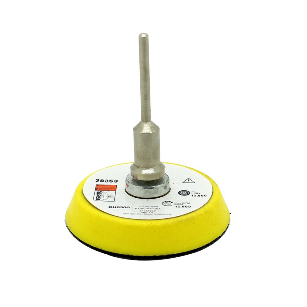 50mm Sanding Pad Sander Disc Polishing Pad Backer Plate 3mm Shank Fit Dremel 12000 RPM Electric Grinder Rotary Tool