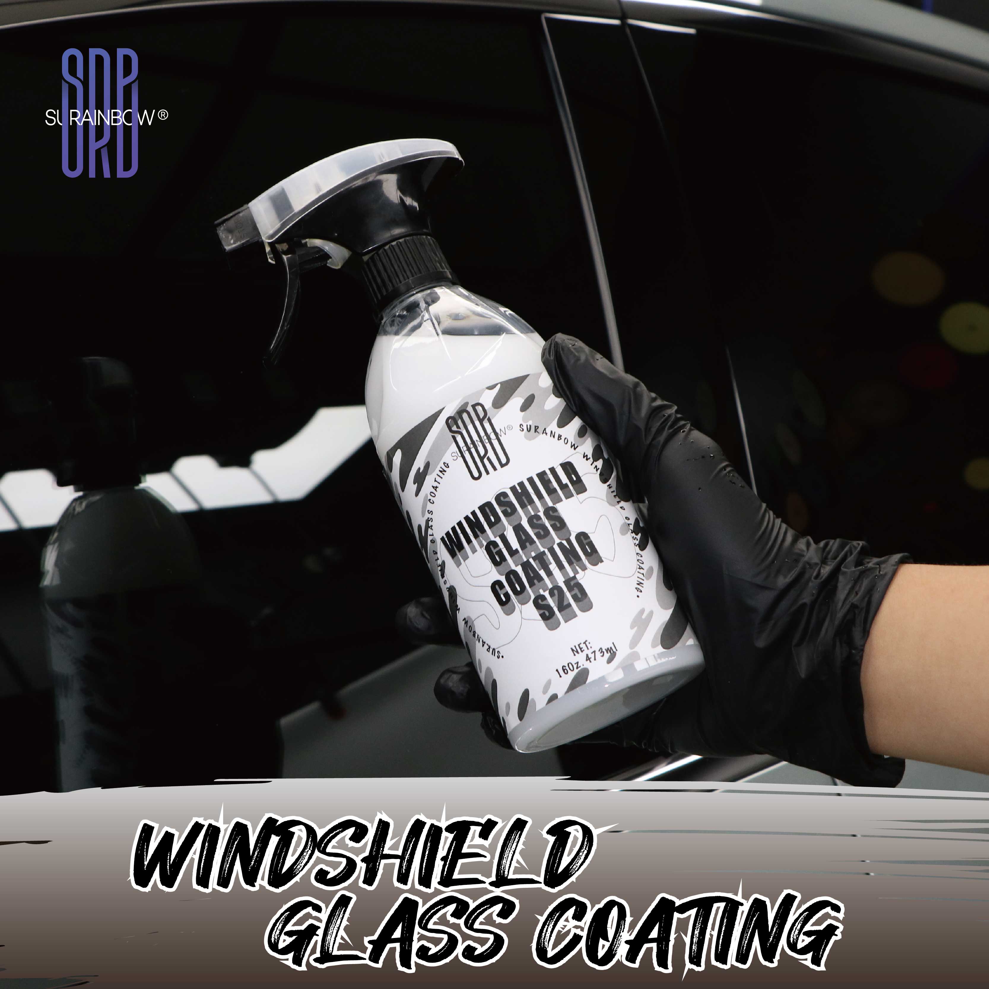 Glass Coating,Hydrophobic Automotive Rain Repellent,Glass Coating for Windshield,Improved Visibility and Clarity for Wet Weather