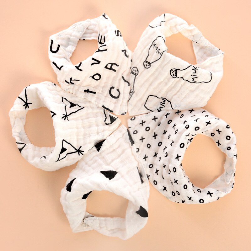 Baby Lätzchen Junge Mädchen Bandana Wasser Absorbieren Lätzchen Spuck Tuch Dreieck Baumwolle Baby Schal Rülpsen Baby Weihnachten Zubehör