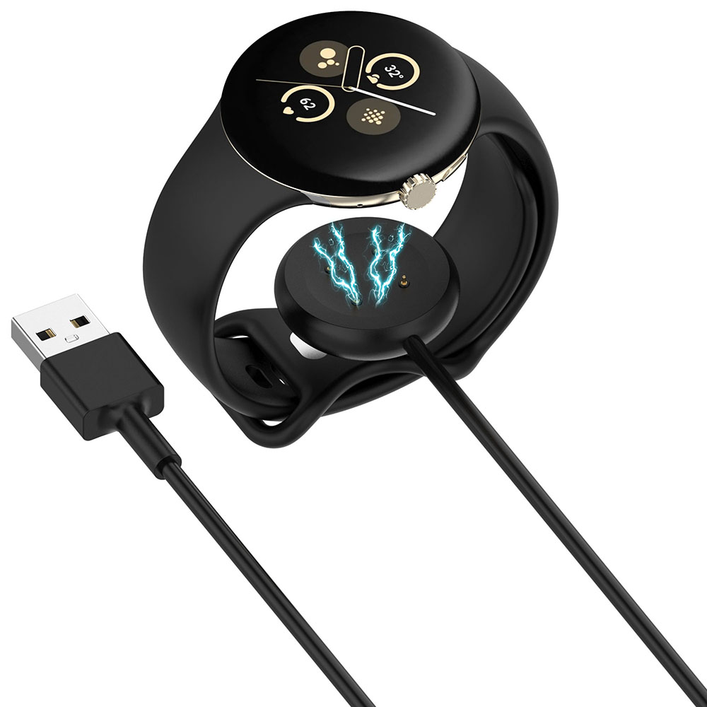 Cargador rápido para Google Pixel Watch 2 Cable de carga USB para Google Watch2 USB-A Imán de carga