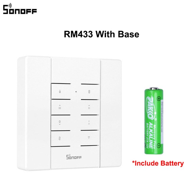 Itead SONOFF TX T2/T3 UK Smart Touch Switch Wifi Wall Light Switch Voice APP 433mhz RF Remote Control Works With Alexa e-WeLink: RM433 and Base