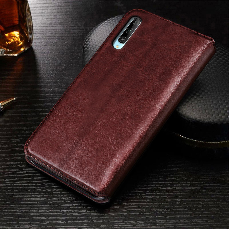 Magnético caso da aleta de couro para huawei y9s caso carteira titular do cartão suporte do livro para huawei y9s STK-L21 STK-L22 STK-LX3 capa