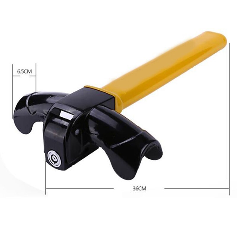 Universal Car Steering Wheel Lock Heavy Duty Anti-theft Car/Van Security Rotary Steering Wheel Lock Enhance Automobile Security