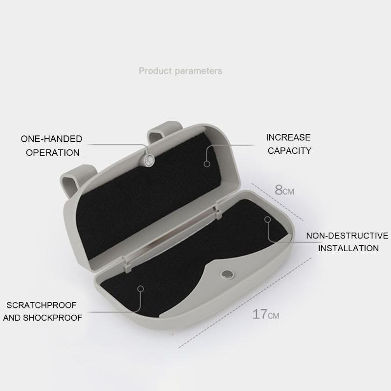 Kreatywne materiały samochodowe etui na okulary uchwyt kierowcy okulary przeciwsłoneczne schowek przeciwsłoneczny uniwersalny zacisk robić okularów samochodowych