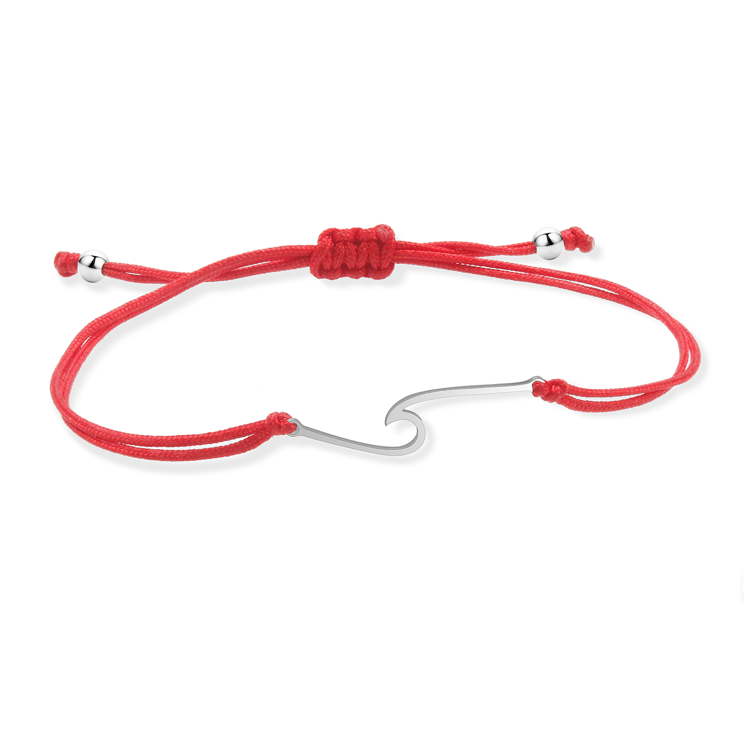 Rvs Mooie Oceaan Golf Bedelarmband Vrouwen Meisje Mode Zee Surf Rood Zwart Blauw String Handgemaakte Verstelbare Sieraden: Bruingeel