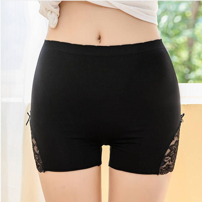 Kvinder sikkerhedsshorts bukser sømløse nylon trusser med høj talje bomuld skridt sømløse anti tømte boyshorts bukser piger slankende