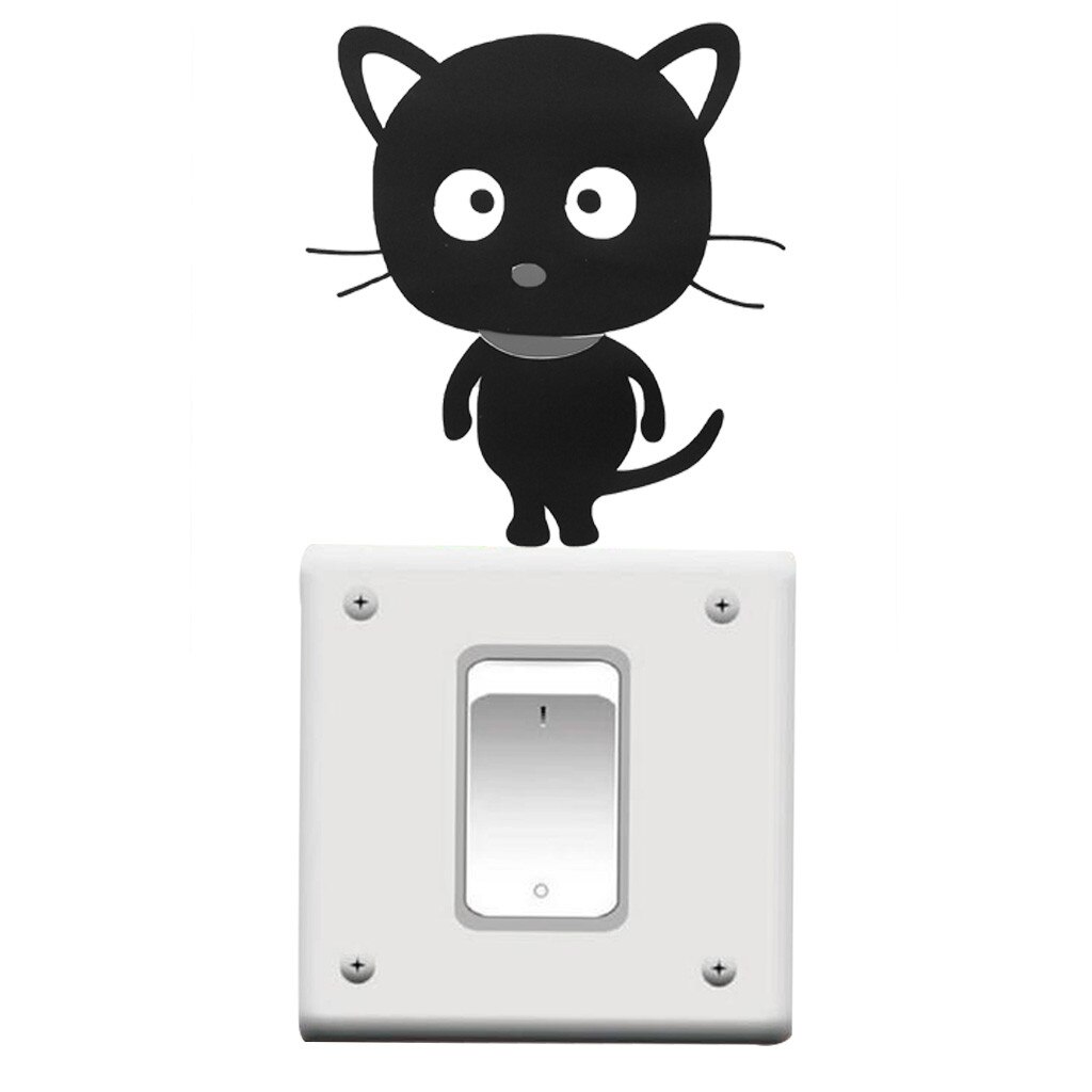 10pcs Room Window Wall Decorating Switch Vinyl Decal Sticker Decor Cartoon Adesivo De Parede