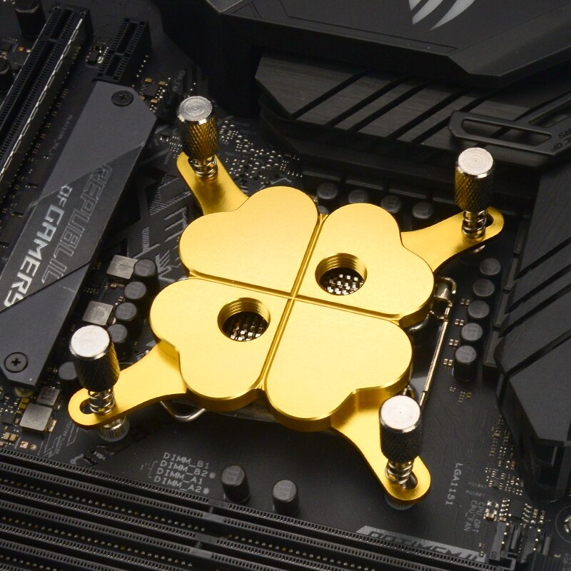 Syscooling whole metal CPU water block for Intel platform CPU socket 115x LGA water cooling intel CPU block