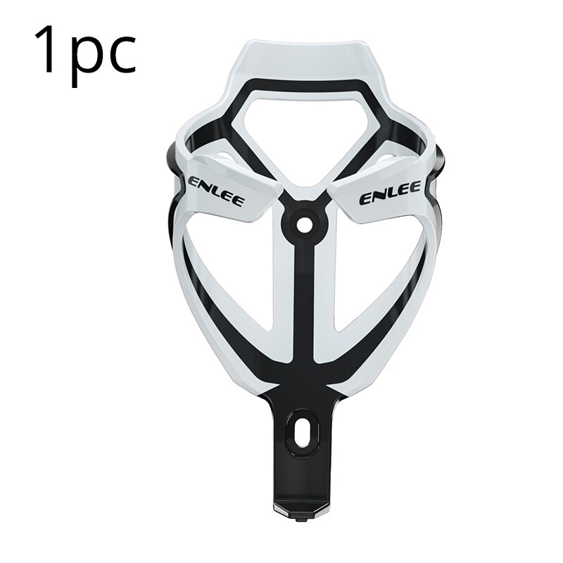 2pc enlee mtb flaskhållare ultralätt vattenflaskhållare ställ berg hopfällbar cykelbur mycket elastiska cykeltillbehör: 1pc modell 1 vit