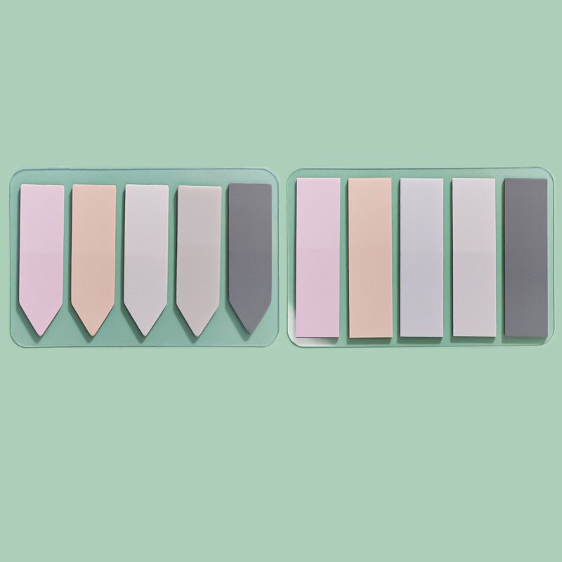 LE Cute Sticker Bookmarks Memo Pad Sticky Notepaper Sticky Notes Page Flags Self-Stick Tab Bookmark Marker Pad Office Supplies: 6