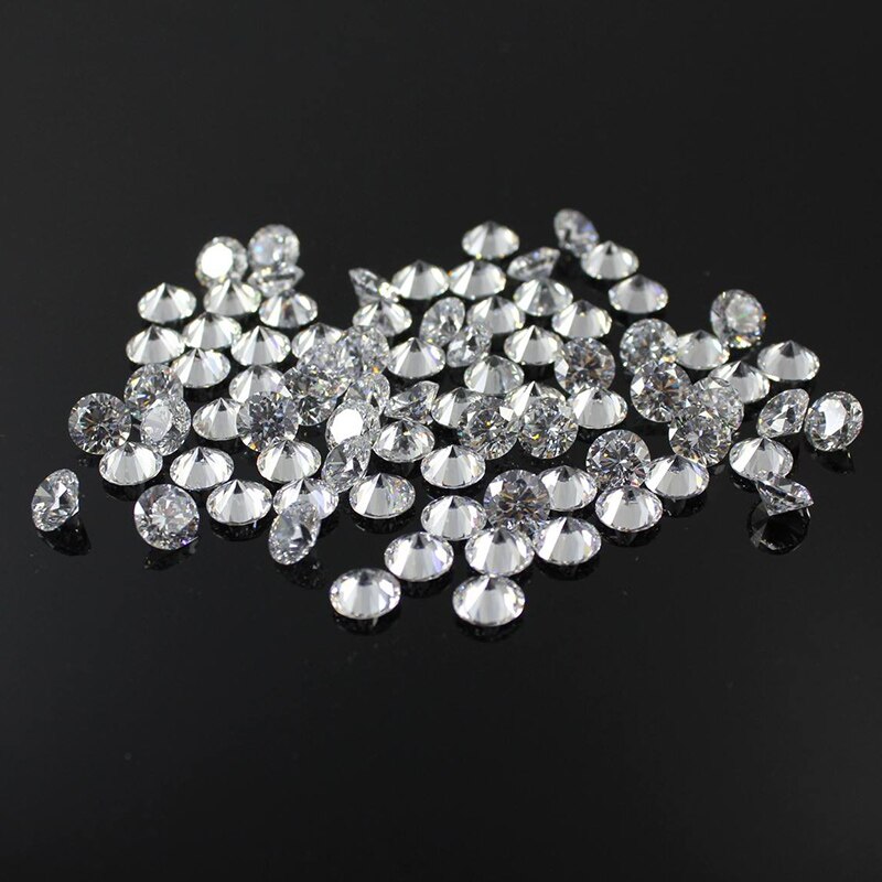 1.2mm Moissanite Steen Totaal 1ct Karaat FG Kleur Losse Diamanten Uitstekende Cut VVS1 Anniversary voor Vrouwen Vriendin