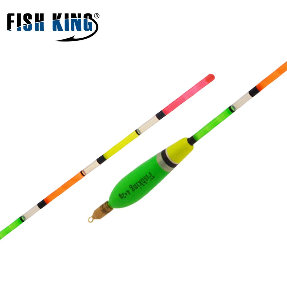 Vis koning dobbers visgerei visdobber dobbers set wobblers gemengde kleur uitrusting lood karper beetmelder signaal 180503