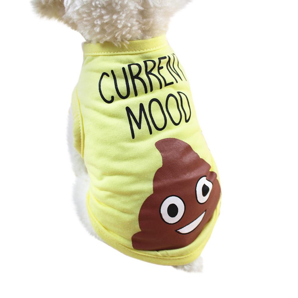 Schattig huisdier hond kat shirt zomer ademend vest voor katten kleine honden belettering polyester kitten kleding puppy's kostuum  c50: Ik