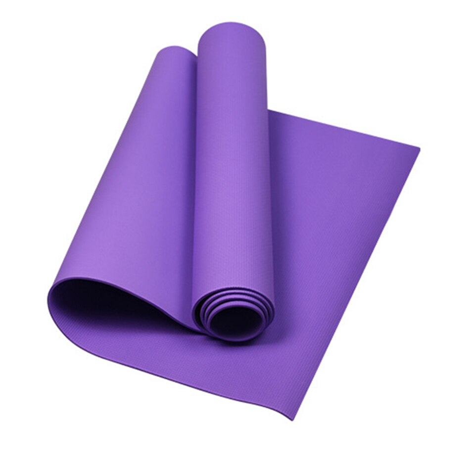 GobyGo 1Pcs Yoga Mat Size 173x60x0.4cm Non-slip Slimming Exercise Fitness Gymnastics Mat Body Building Esterilla Pilates: Purple