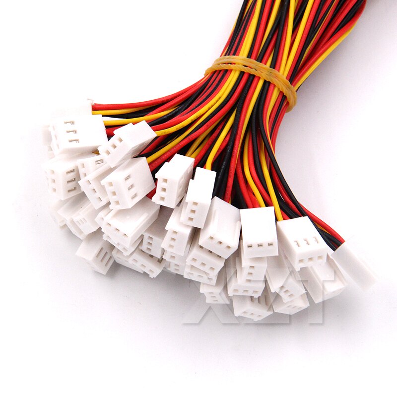 3Pin 2in 1 Wire Female to 2 Male Terminal Y Cable Splitter Power Supply Extension Cable for PC Fan cooling CPU GPU Cooler