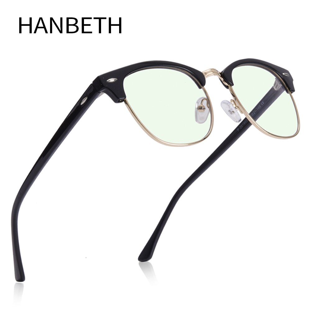 Anti-blauw licht bril heren retro vierkante fotochromatische computerbril dames schadelijke licht blokkerende bril mannelijke verkleuring