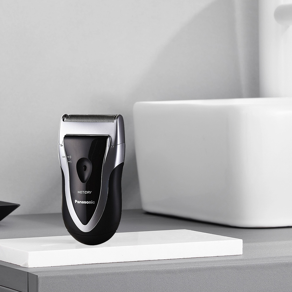 Panasonic Elektrisch Scheerapparaat Voor Mannen Baardtrimmer Scheerapparaat Draagbare Tondeuse Droge Mobiele Batterij Scheren Baard Machine