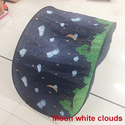 Children Fantasy Dream Tents Dinosaur Island Space Foldable Bed Tents Camping Hiking Christmas with led lights: Yellow
