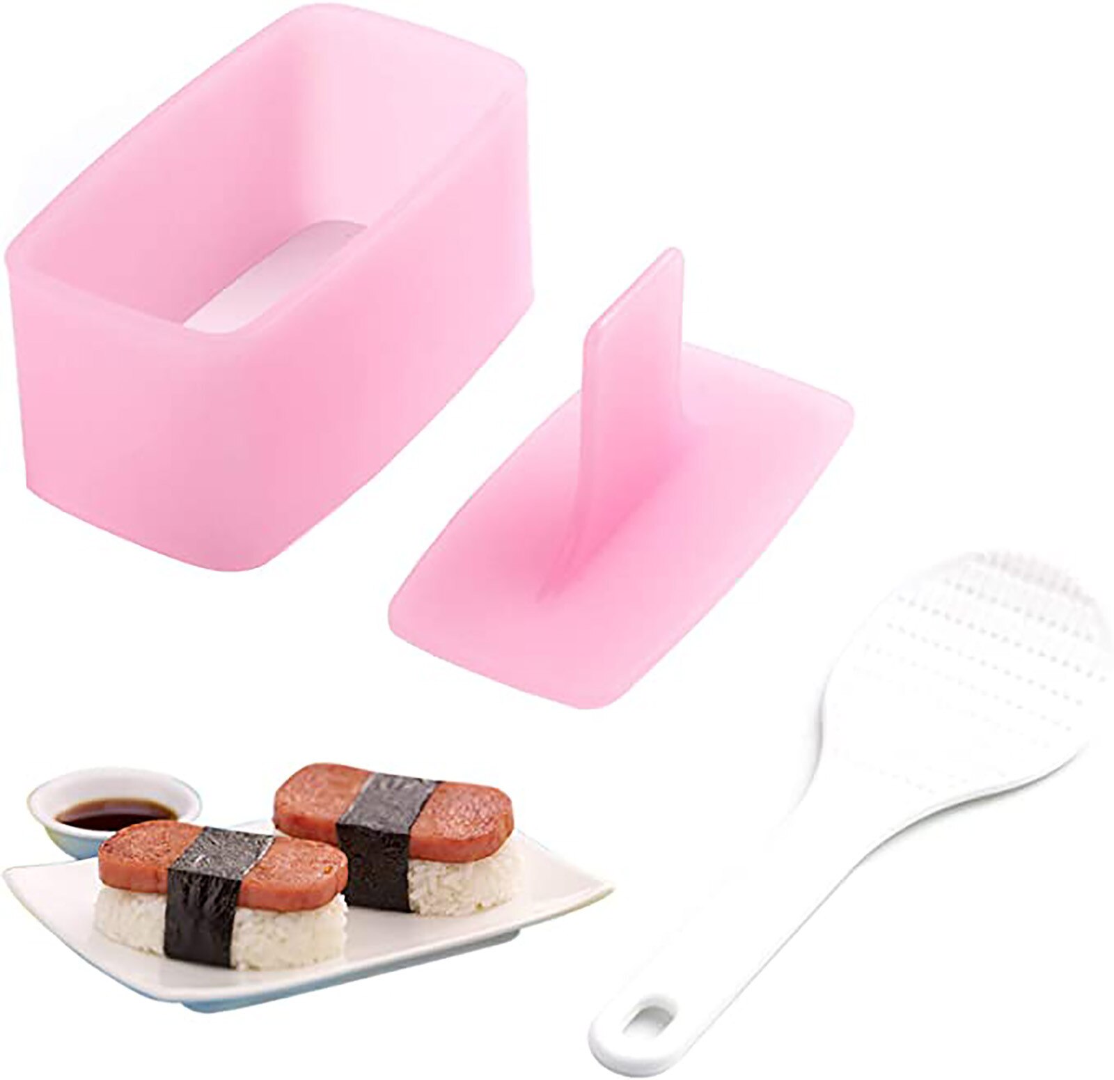 1PCS/Set DIY Sushi Mold Onigiri Rice Ball Food Press Rectangle Sushi Maker Mold Sushi Kit Japanese Kitchen Bento Accessories