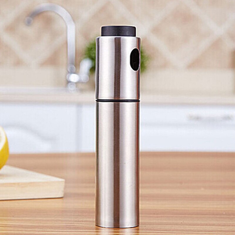 Køkken bagning rustfrit stål olivenolie sprøjte olie spray tom flaske eddike flaske olie dispenser madlavning salat bbq  wf713110