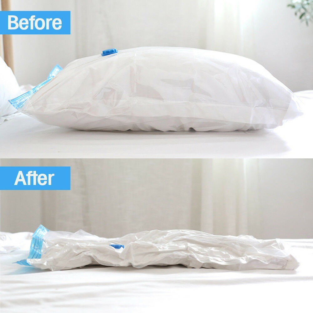 Break-proof vacuum bag clothes storage bag with valve transparent border compression storage bag travel space-saving sealing bag