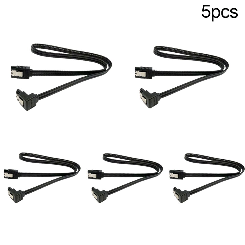 Sata 3.0 kabel sata iii 6gb/ s ret vinkel 90 grader til hdd harddisk 40cm kabel oplader dataoplader kabler stik