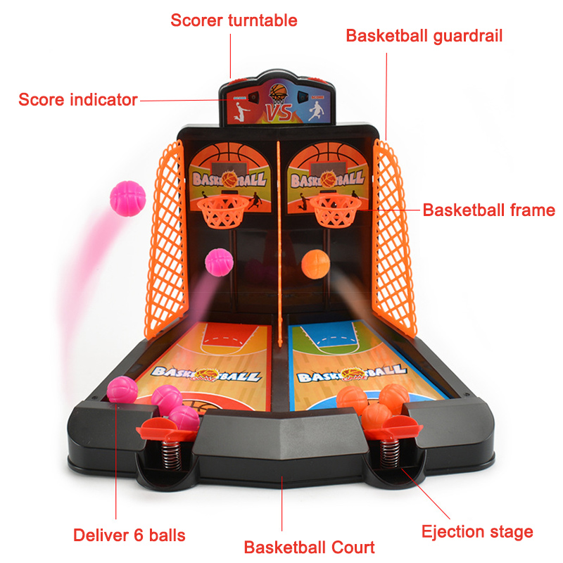 Kids Vinger Basketbal Spel Speelgoed Intellectuele Traning Onderwijs Ouder-kind Spelen