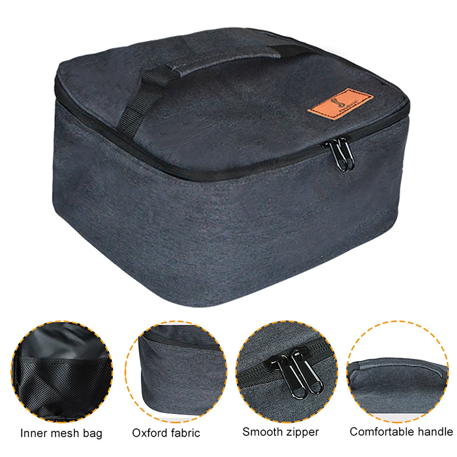 Camping Thermal Cooler Bag Cookware Bag Lunch Box with Strap Waterproof Pot Stove Storage Gas Tank Bags Picnic Insulated Bag