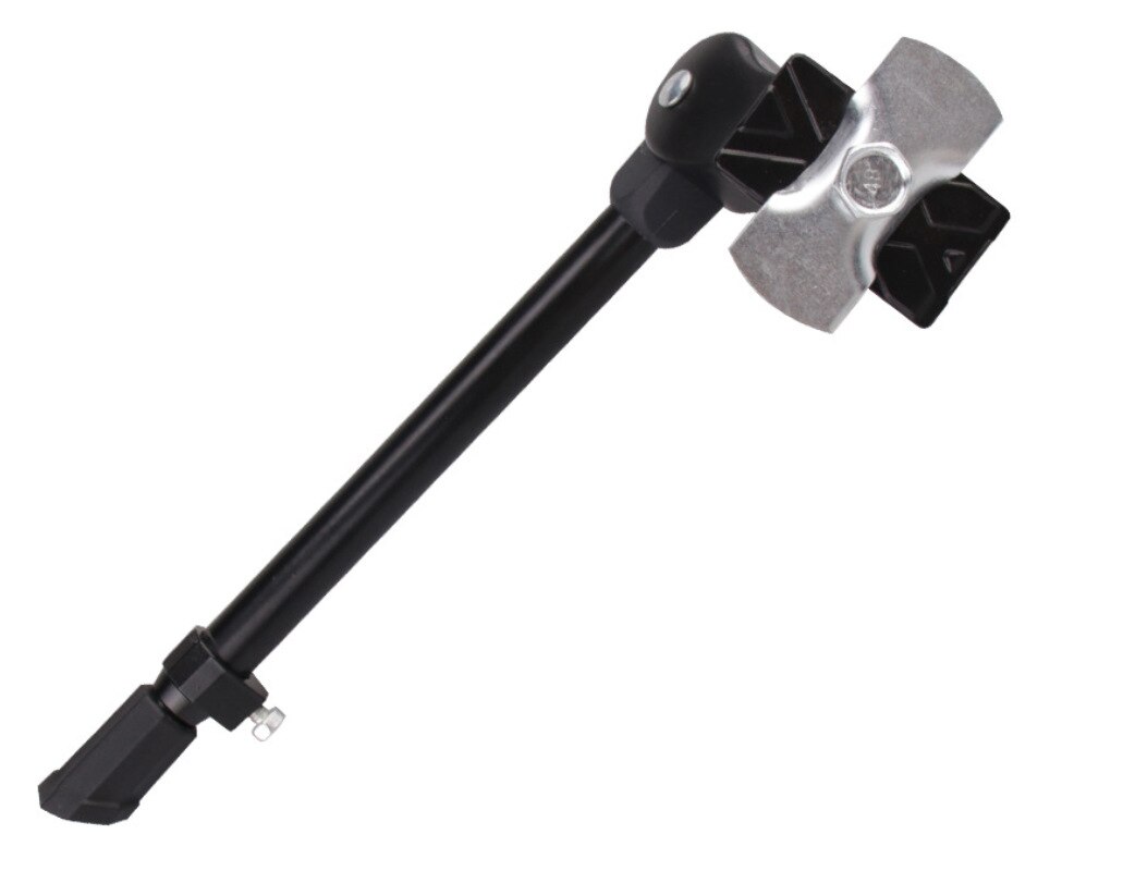 Bicycle Fixture and Fitting Mountain Bike Foot Brace Bracket Side Support Parking Rack Bicycle Support Riding: black