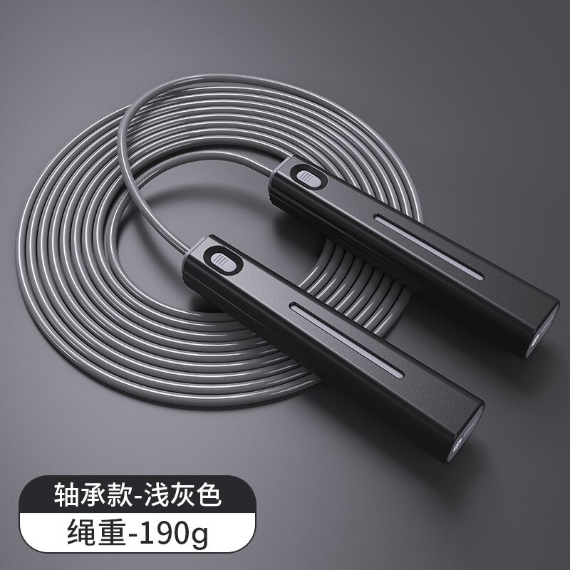 · springen Seil Weibliche Fitness Verlieren Gewicht Sport Fettverbrennung freundlicher Junge Schüler'S der Akademischen Prüfung für sterben Junior hoch schoo: warm grau Lager springen Seil