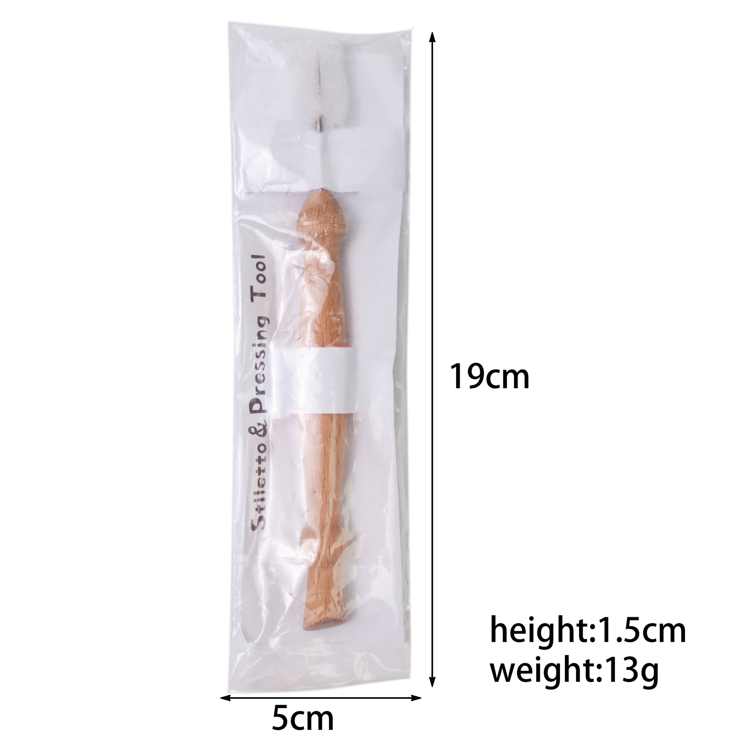 Stiletto & Pressing Tool Precision Placement Scratch Awl Convenient Precision Placement Scratch & Awl Sewing Portable Stitching: Light Grey