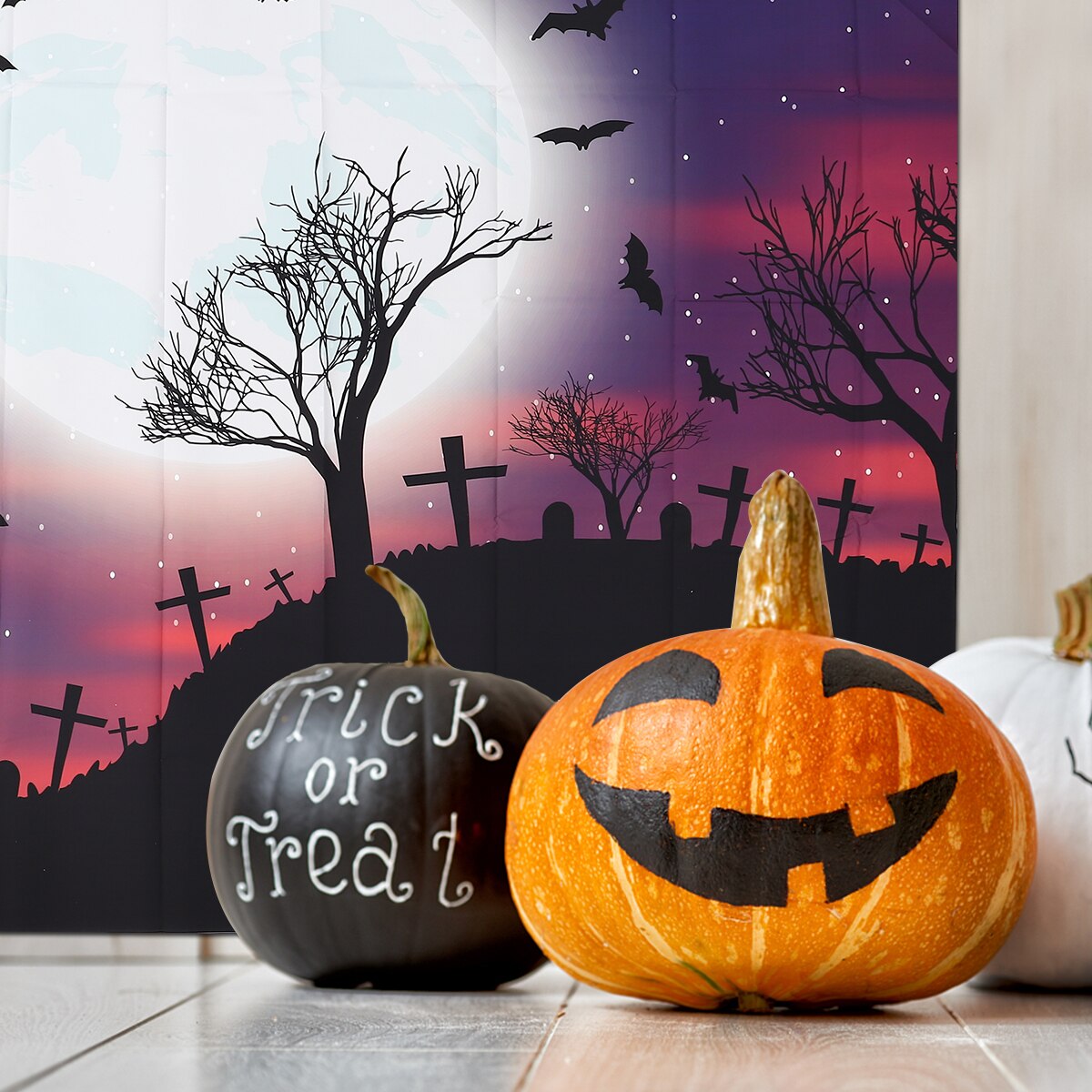 1pc Halloween Unique Photo Prop Background Cloth Photography Cloth Backdrop for Studios Shop Home