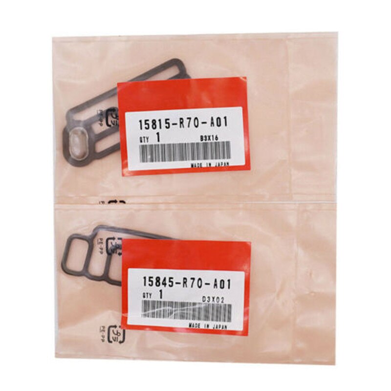 1Set Genuine Head Cylinder Solenoid Gasket VTEC 15815R70A01 15845R70A01 Gaskets Universal ForHonda 15815-R70-A01 15845-R70-A01